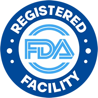 <p>Produced in FDA Registered Labs</p>